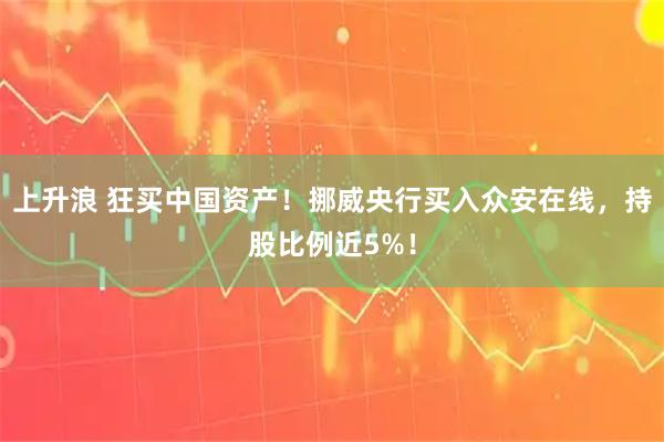 上升浪 狂买中国资产！挪威央行买入众安在线，持股比例近5%！